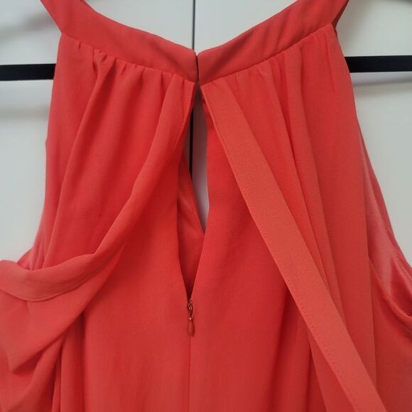 Eliza J. Tiered Halter Flounce Hem Popover Dress, 14 - Picture 10 of 11